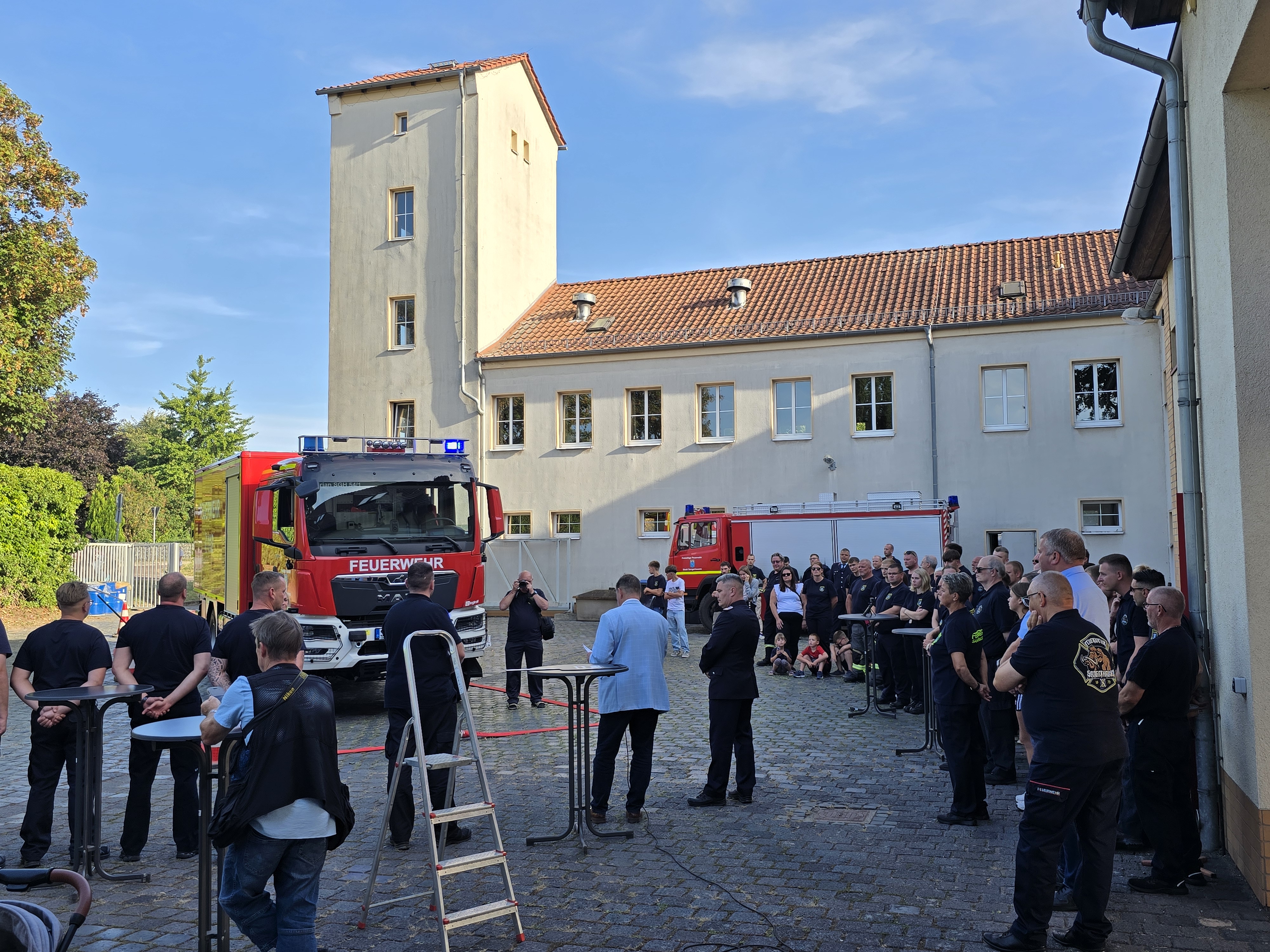 Empfang des Fahrzeuges
